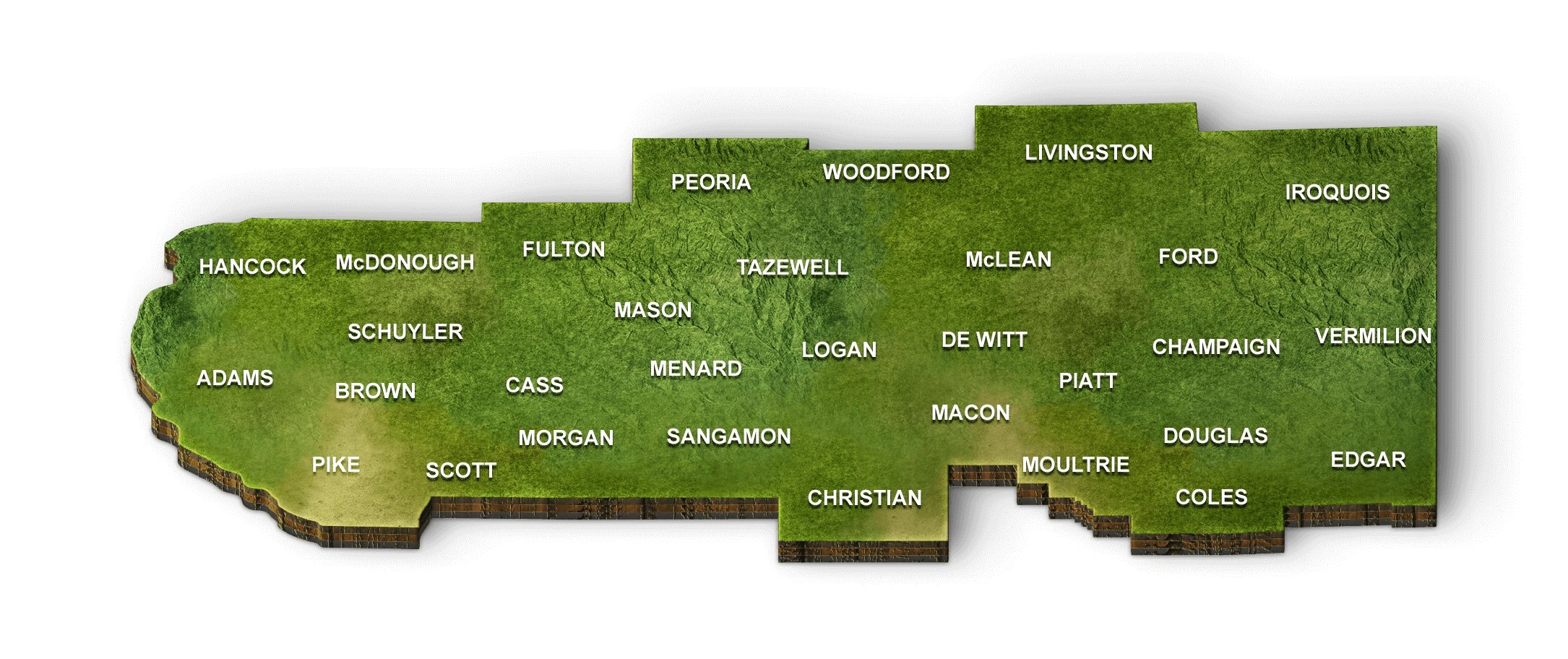 Central Illinois Coverage Map