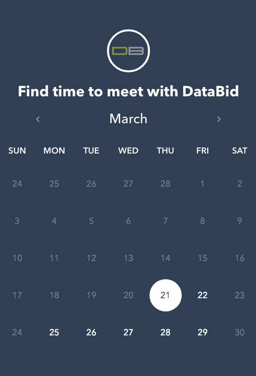 DataBid Meetings