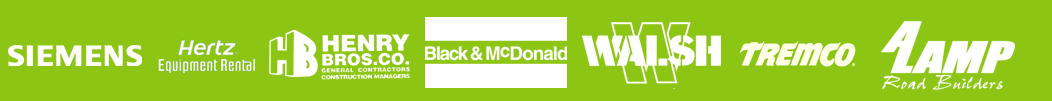 databid construction leads is trusted by walsh construction, siemens, hertz equipment rental, dcl management, tremco roofing, sonitrol security, black and mcdonald cosntruction